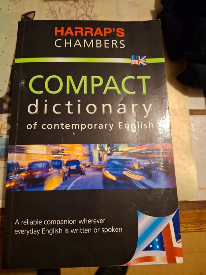 Dictionnaire anglais à anglais