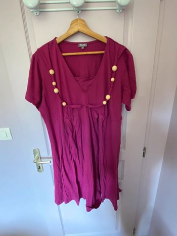 Robe fuschia taille 56 Bleu Bonheur 🌸