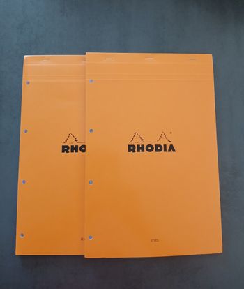 Lot de 2 Blocs Rhodia n°20