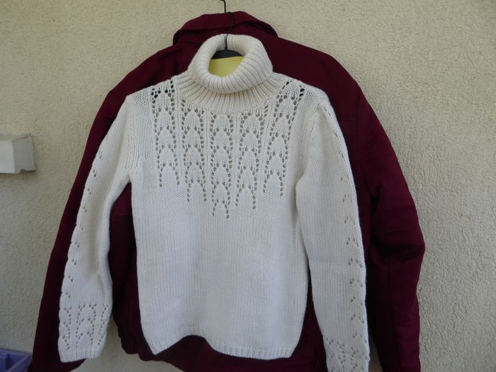 Pull col roulé femme