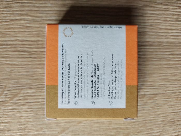 Unbottled nettoyant visage super doux solide vegan 30g - photo numéro 2