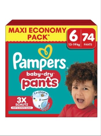 Couches Pampers baby-dry taille 6