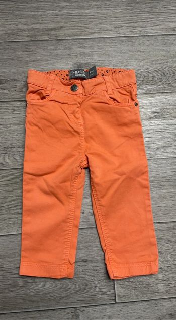 Pantalon Orchestra 6 mois orange