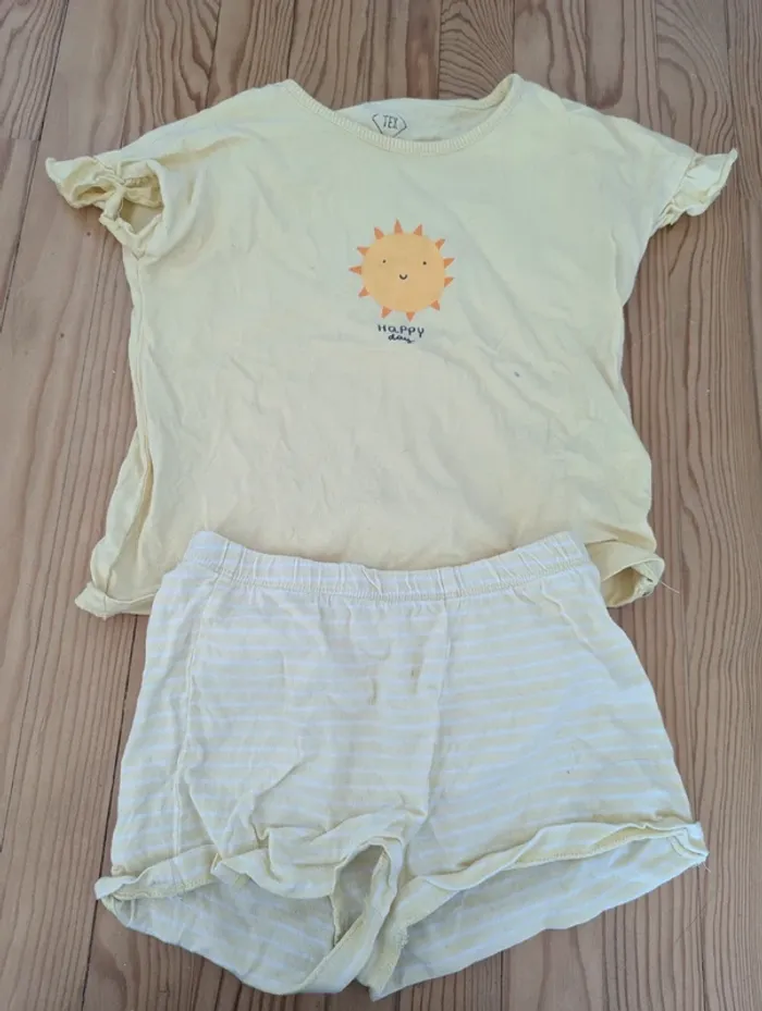 Pyjama 2 pièces short 3 ans Tex