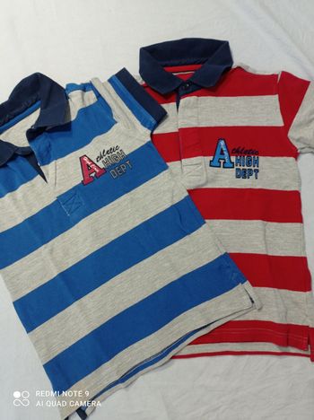 deux polos de in extenso 8 ans réf 964 C01