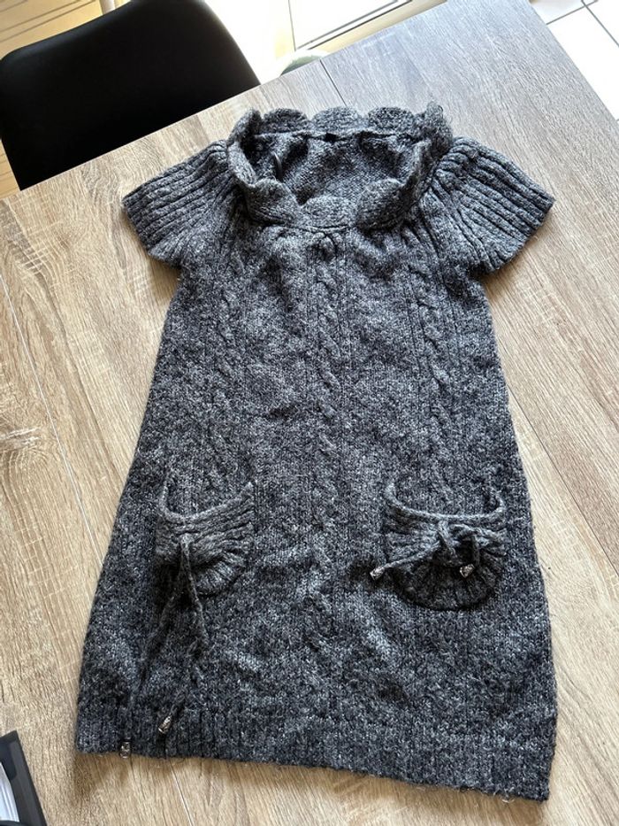 Robe pull grise