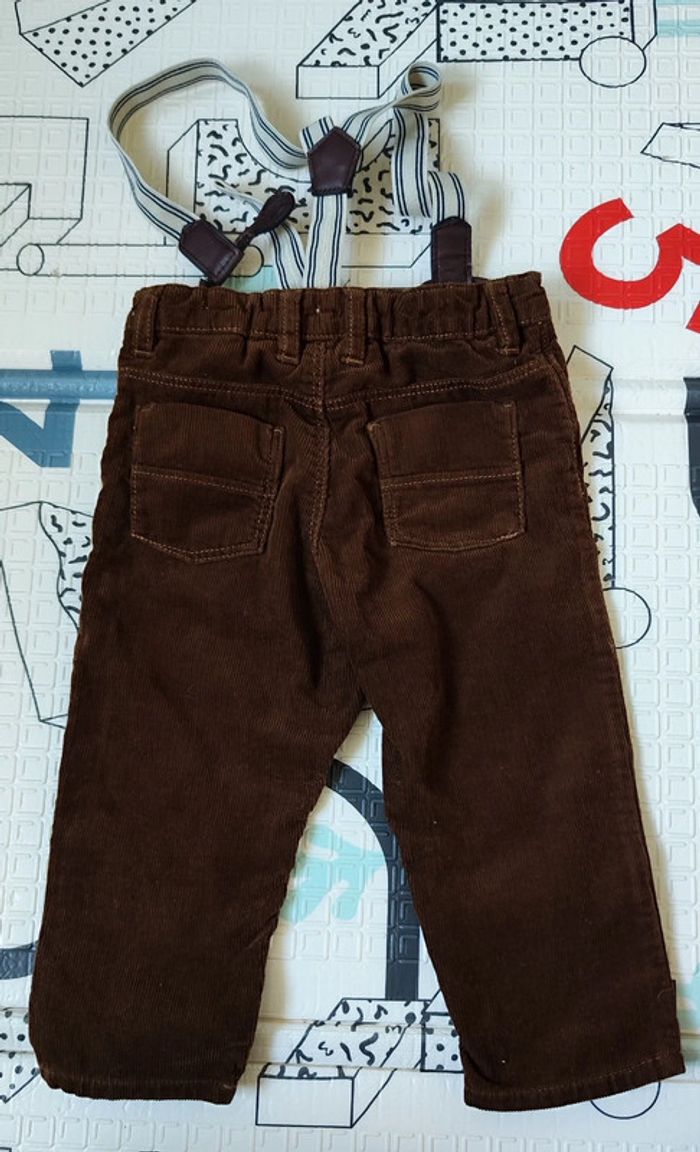 Pantalon avec bretelles H&M 80cm - photo numéro 2
