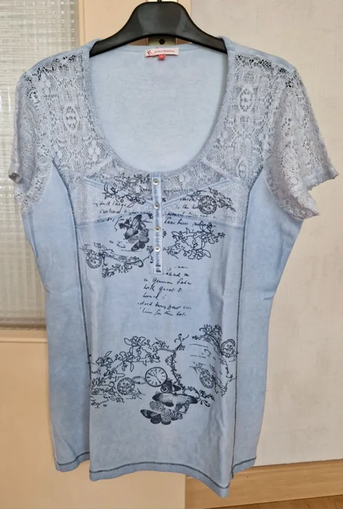 Tee-shirt Kalisson bleu ciel