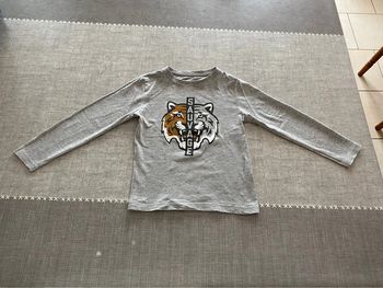 T shirt manches longues gemo 6 ans gris