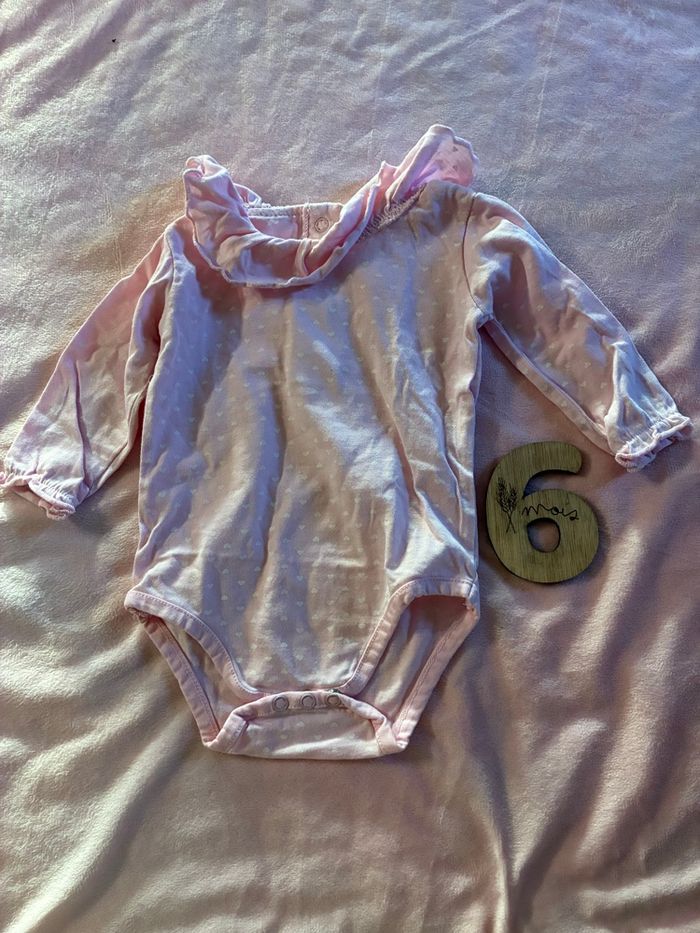 Lot bodies manches longues 6 mois - photo numéro 6