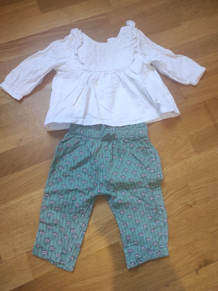 Ensemble chemisier/pantalon