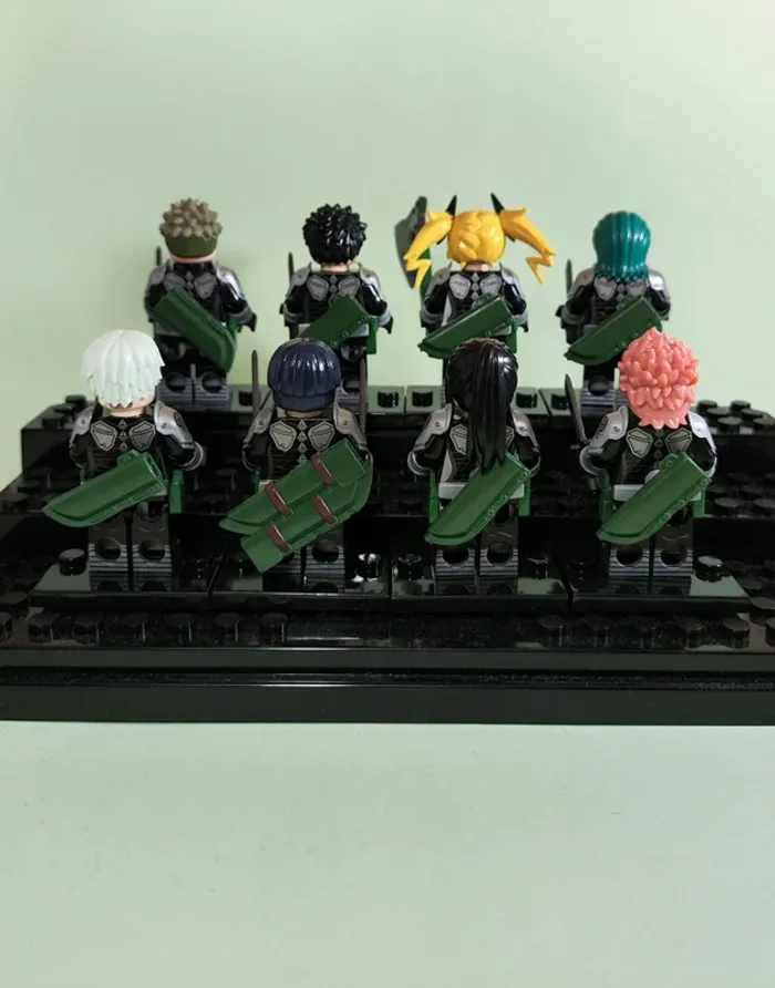 Kaiju n'8 - lot de 8 Mini figurines au format Lego - photo numéro 2