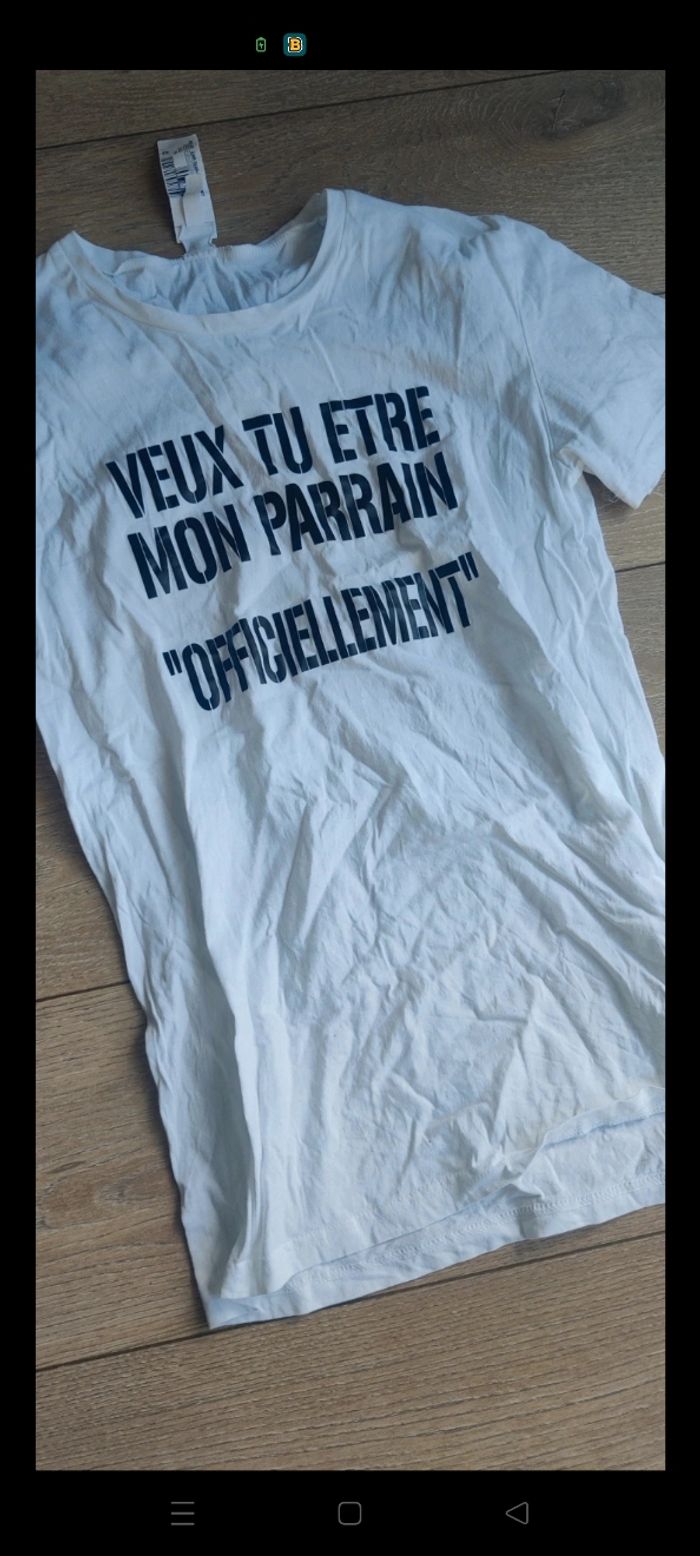 T shirt citation parrain - photo numéro 3