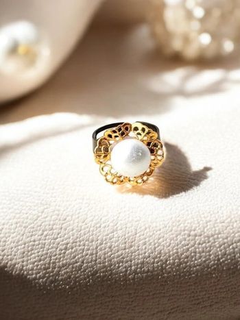 Magnifique bague ajustable style vintage