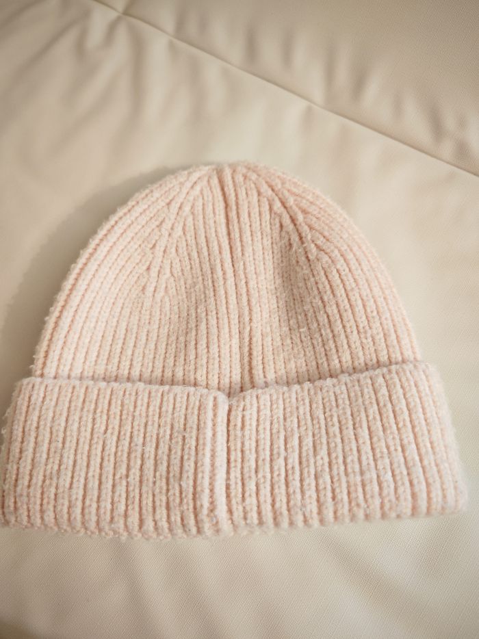 Bonnet rose pâle - photo numéro 3