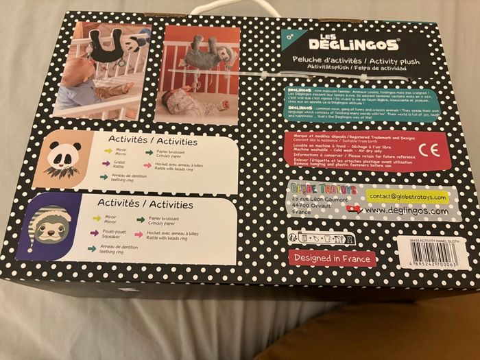 Peluche d’activités neuve les deglingos Chillos le paresseux - photo numéro 8