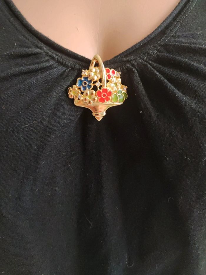 Broche fleurs - photo numéro 3