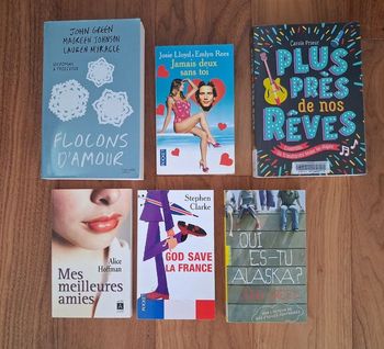 Lot 6 romans  dont 2 de John Green