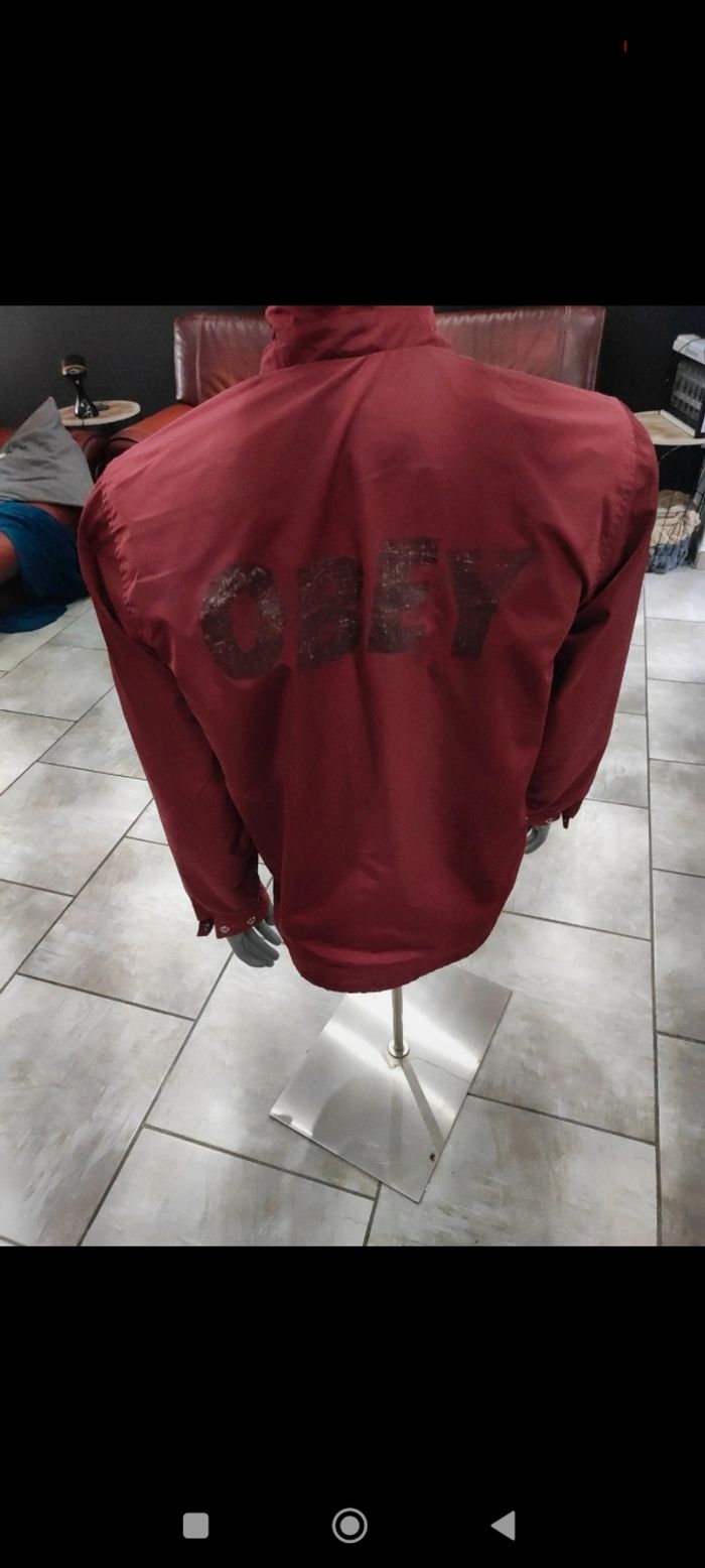 Veste coup vent Obey - photo numéro 4