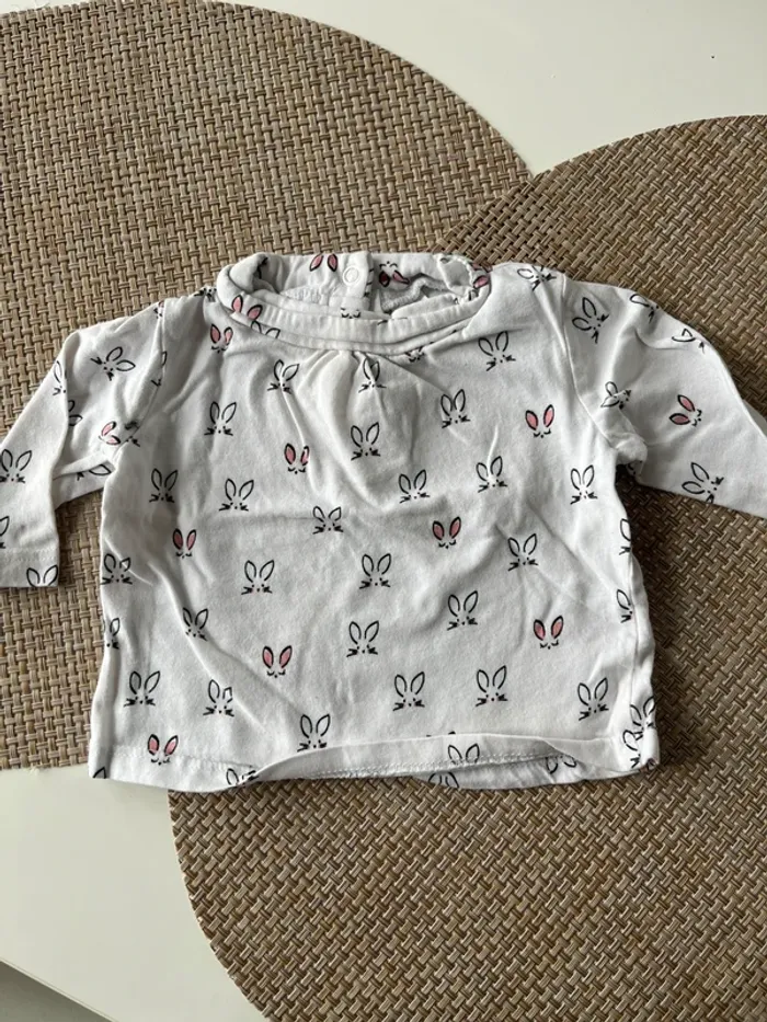 Tee shirt manches longues 3 mois