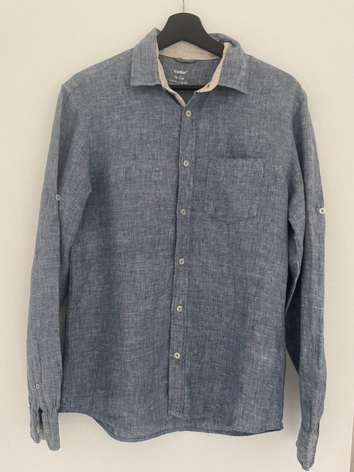 Chemise Celio en Lin
