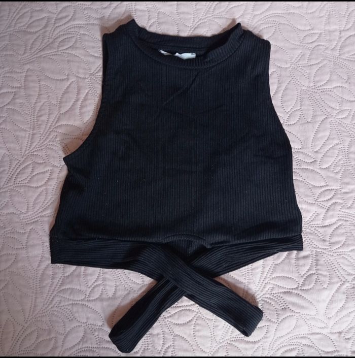 Crop top croisé