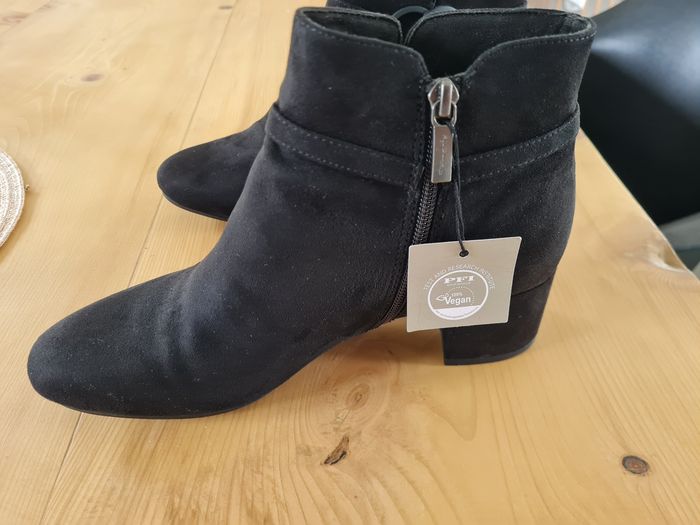 Bottine noir TAMARIS 39 neuve - photo numéro 2