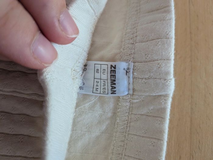 Lot Zeeman Beige Mom Style 2-4 mois - photo numéro 3