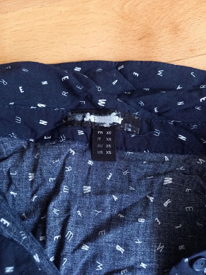 Chemise bleue xs - photo numéro 3