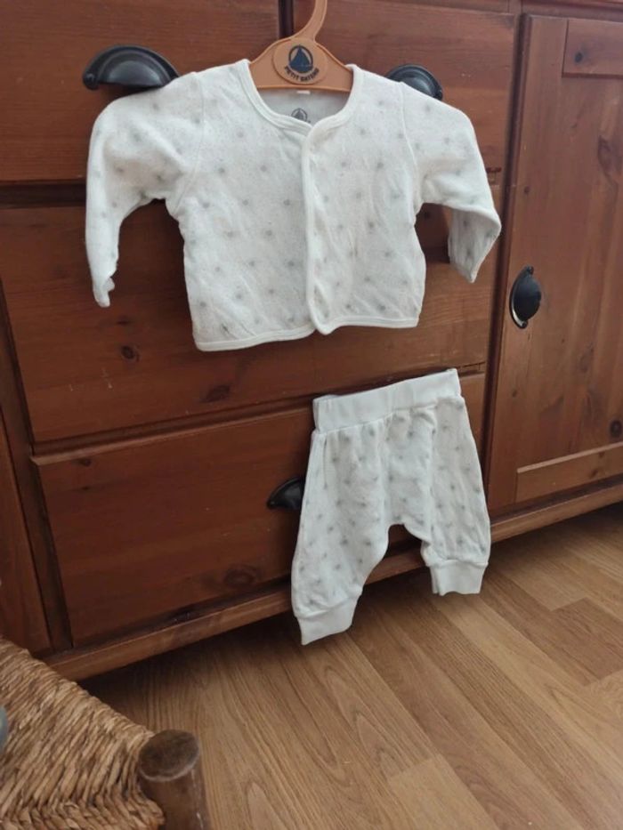 Ensemble petit bateau 3 mois tbe - photo numéro 2