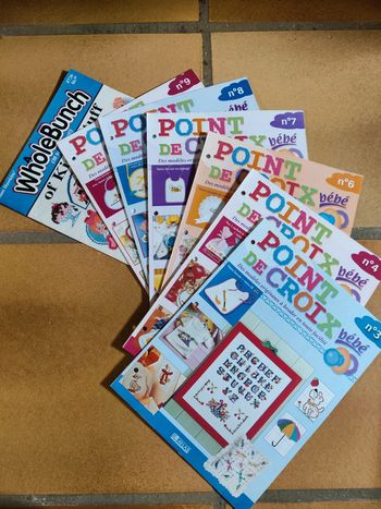 Collection fiche et livre point de croix