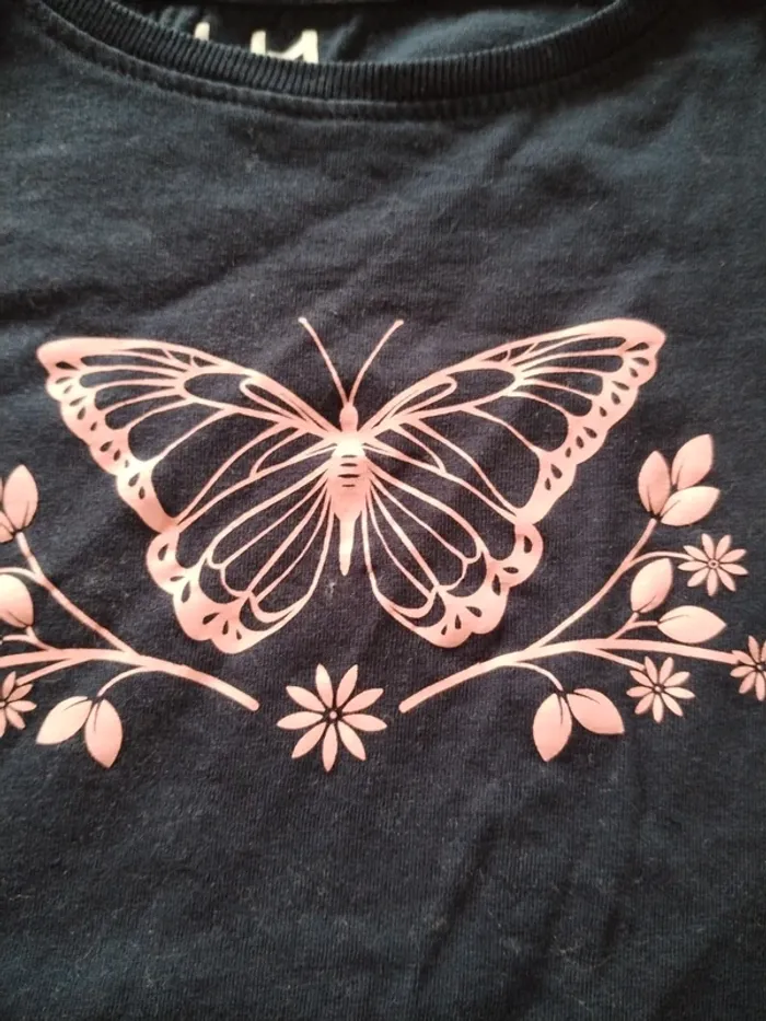 Tee shirt papillon 4 ans - photo numéro 2