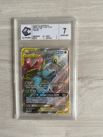 Carte Pokémon Florizarre et Celebi GX