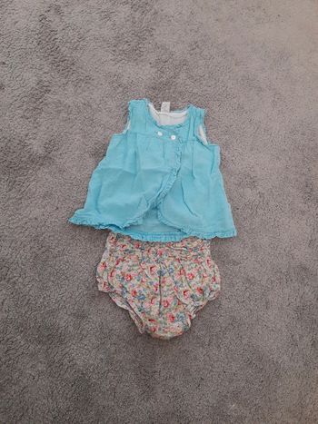 Ensemble bleu 9 mois