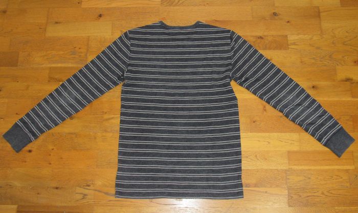 Pull GAP à rayures noir et gris foncé - Taille M - photo numéro 8