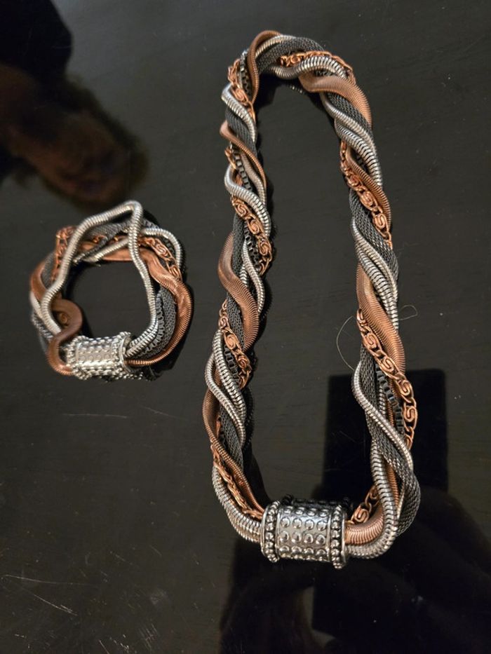 Parure de bijoux vintage - photo numéro 2