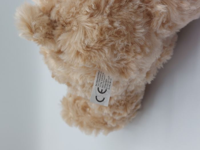 Peluche doudou ours beige caramel ALLIED Dublin Irlande trèfle bonnet vert TBE - photo numéro 6