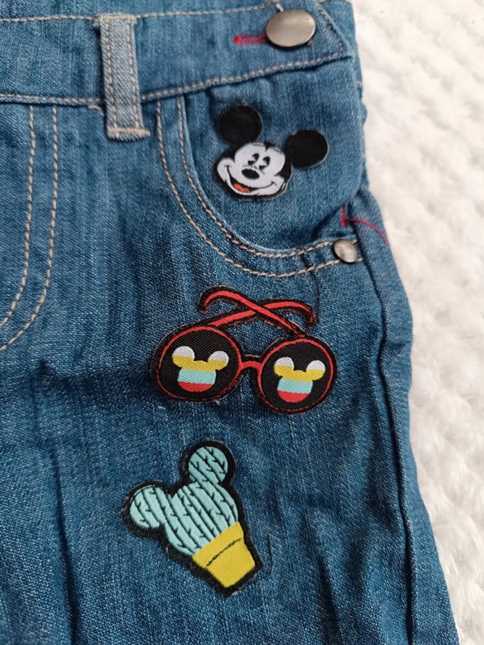 🔸 Salopette en Jean Mickey - Disney 6 Mois🔸 - photo numéro 4