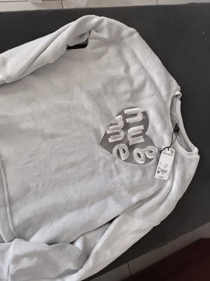 Haut sweat de pyjama oversize en polaire