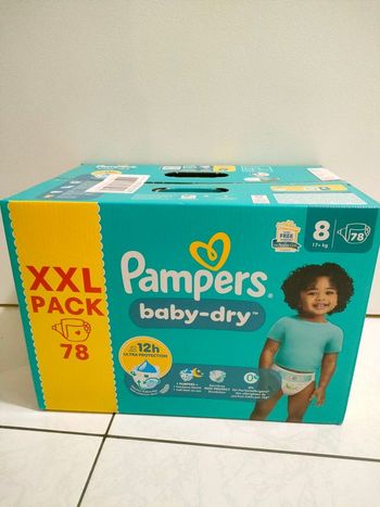 Pampers Couches taille 8