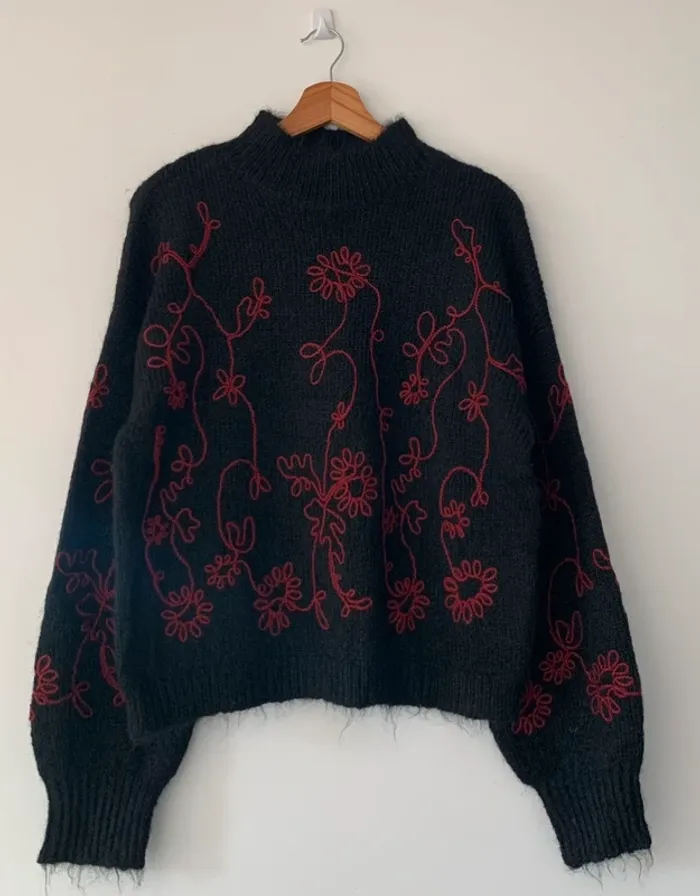 Haut tricoté noir - photo numéro 2