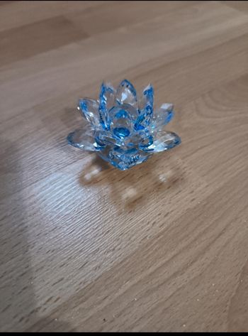 Lotus transparent réflecteur de cristal 