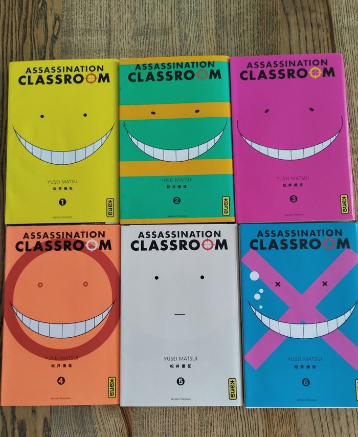 Manga Assassination classroom lot tomes 1 a 6 - photo numéro 2