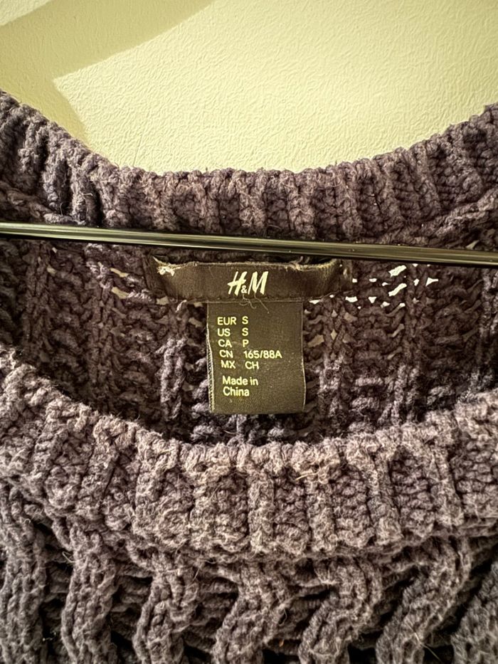 Pull col rond en maille - H&M - photo numéro 4