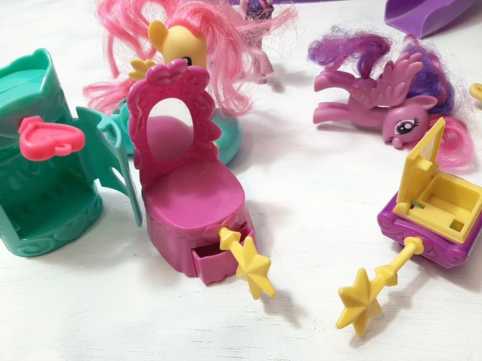 chateau my little poney + 3 petits poneys - photo numéro 10