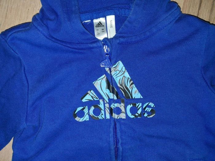 Sweat adidas bleu 18-24 mois - photo numéro 2