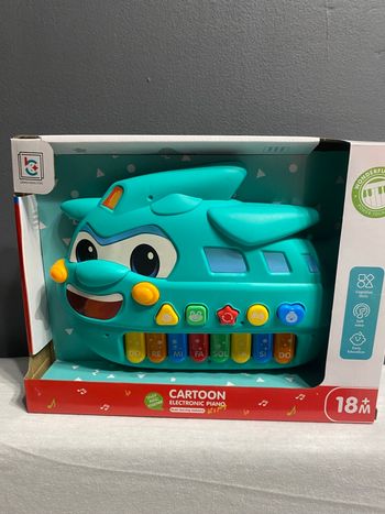 Piano musical bleu 18 mois+