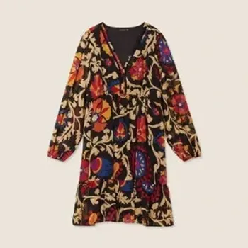 Robe évasée manches longues noir femme - taille 46 - Bréal