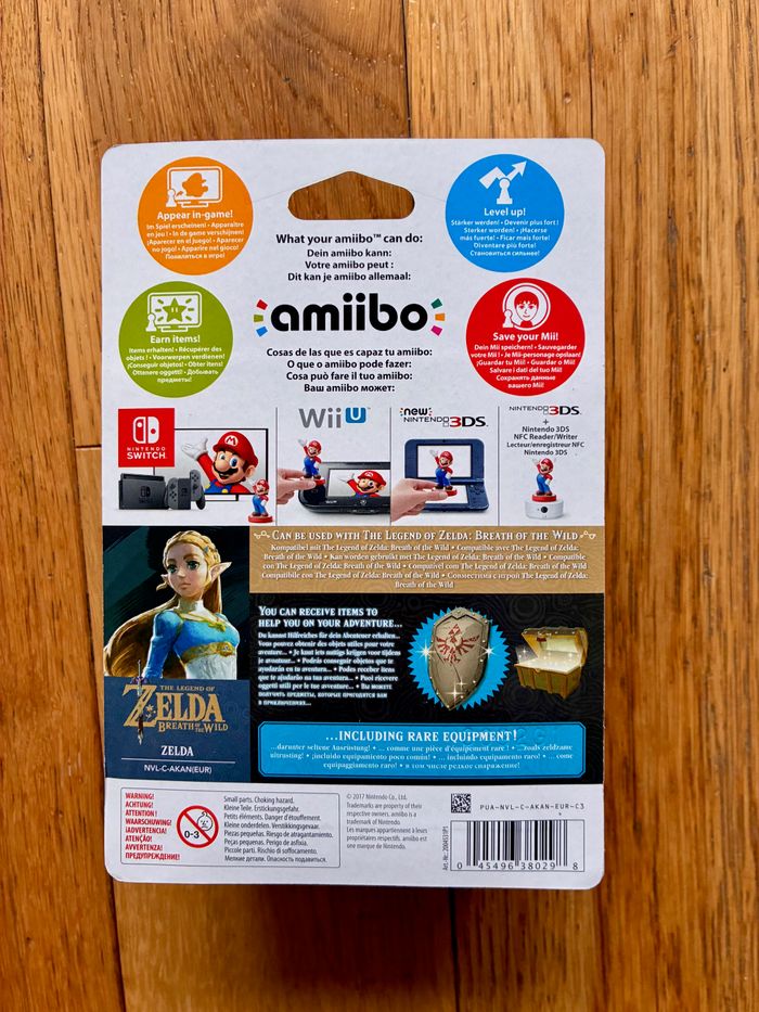 Amiibo ZELDA Princess Zelda Breath of the Wild NEUF - photo numéro 2