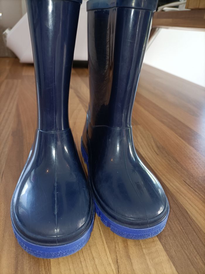 Bottes de pluie bleues marine et clair 26 - photo numéro 2